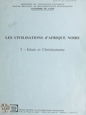 cover image of Les civilisations d'Afrique noire (2)
